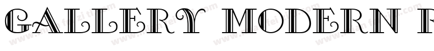 GALLERY MODERN REGUR字体转换